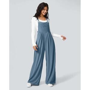 NWT Halara Jumpsuit size 3X stretchy and comfortable casual plus size NWTblue